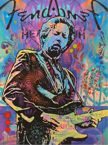 RUIYANMQ Jigsaw Puzzle 1000 Singer Guitarist Clapton Posters for Adults Educational Toys Puzzles Qz429Yk von RUIYANMQ