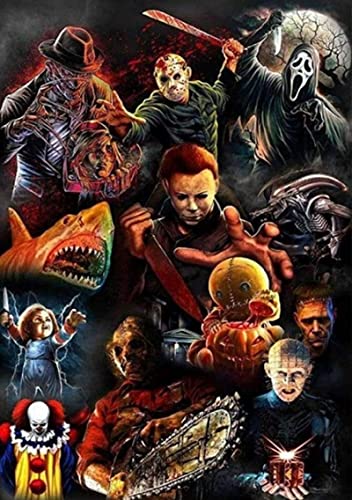 RUIYANMQ Jigsaw Puzzle 1000 Teile Der Horror Clown Und Chucky Poster Wood Adult Toys Dekompressionsspiel Zy26Tm von RUIYANMQ