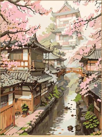 RUIYANMQ Jigsaw Puzzle 1000 Teile Scenery of Jiangnan Town Poster for Fun Adult Wooden Puzzle Toy Jy207Cz von RUIYANMQ