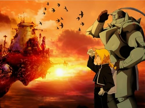 RUIYANMQ Jigsaw Puzzles 1000 Stück Japanische Animes Fullmetal Poster Puzzles Für Lernspielzeug Erwachsene Vy79Nt von RUIYANMQ