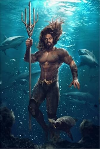 RUIYANMQ Jigsaw Puzzles 1000 Stück Momoa Action Film Poster Puzzles Für Lernspielzeug Erwachsene Vy308Nt von RUIYANMQ