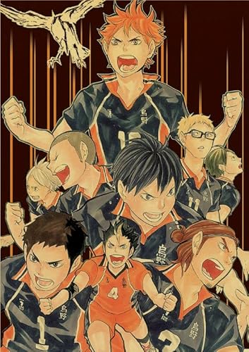 RUIYANMQ Jigsaw Puzzles 1000 Teilen Japanese Animes Haikyuu!! Poster Puzzles Educational Toy for Adults Gt481Zw von RUIYANMQ