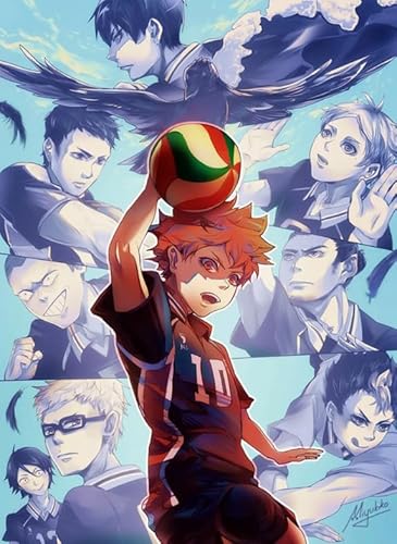 RUIYANMQ Jigsaw Puzzles 1000 Teilen Japanese Animes Haikyuu!! Poster Puzzles Educational Toy for Adults Gt483Zw von RUIYANMQ