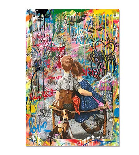 RUIYANMQ Puzzle 1000 Stück Street Graffiti Collage AFFE Poster Holz Für Erwachsene Kinder Spiele Lernspielzeug Wg93Vy von RUIYANMQ