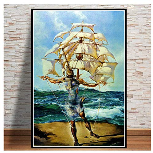 RUIYANMQ Puzzle 1000 Stück Retro Psychedelische Malerei Salvador Dali Surrealismus Abstr Poster Holz Adult Toys Dekompressionsspiel K92Ya von RUIYANMQ