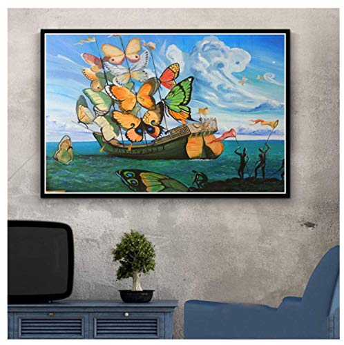 RUIYANMQ Puzzle 1000 Stück Retro Psychedelische Malerei Salvador Dali Surrealismus Abstr Poster Holz Adult Toys Dekompressionsspiel K97Ya von RUIYANMQ