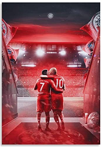 RUIYANMQ Puzzle 1000 Stück Ribéry Und Robben Poster Holz Adult Toys Dekompressionsspiel Zy643Tm von RUIYANMQ