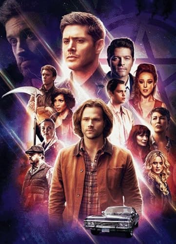 RUIYANMQ Puzzle 1000 Teile Ackles Supernaturalss Film Poster Puzzle for Adult Educational Game Family Decompression Toy Xq250Zy von RUIYANMQ