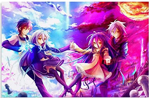 RUIYANMQ Puzzle 1000 Teile Anime No Game No Life Poster Holz Kinderspielzeug Dekompressionsspiel Yp59Vq von RUIYANMQ