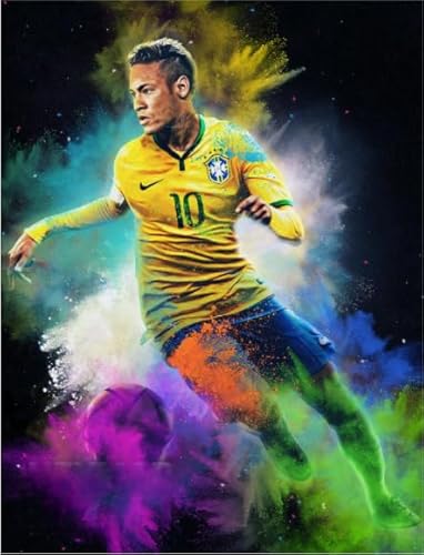 RUIYANMQ Puzzle 1000 Teile Brasilianischer Fußballspieler 10 Poster Holz Für Erwachsene Kinder Spiele Lernspielzeug Kx231Zy von RUIYANMQ