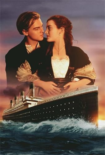 RUIYANMQ Puzzle 1000 Teile Classic Love Film Titanic'S Poster for Adult Family Decompression Toy Xq230Zy von RUIYANMQ