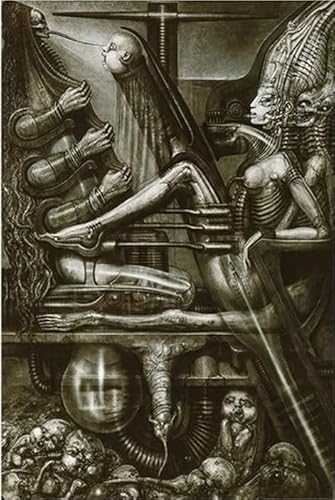 RUIYANMQ Puzzle 1000 Teile H.R.Giger Surreal Artwork Poster Reproduction Toys Adult Dekompression Spiel Xq583Zy von RUIYANMQ