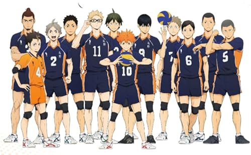 RUIYANMQ Puzzle 1000 Teile Japanese Animes Haikyu!! Poster for Adults Family Games Educational Toys Xq648Zy von RUIYANMQ