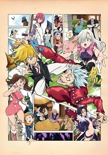 RUIYANMQ Puzzle 1000 Teile Japanese Animes Meliodas Poster for Adults Family Games Educational Toys Xq431Zy von RUIYANMQ