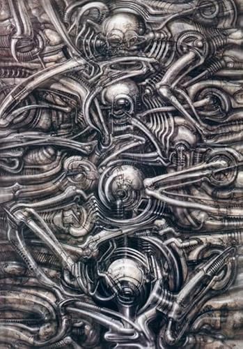 RUIYANMQ Puzzle 1000 Teilen H.R.Giger Abstract Art Poster Spielzeug für Erwachsene Dekompressionsspiel Gt207Zw von RUIYANMQ