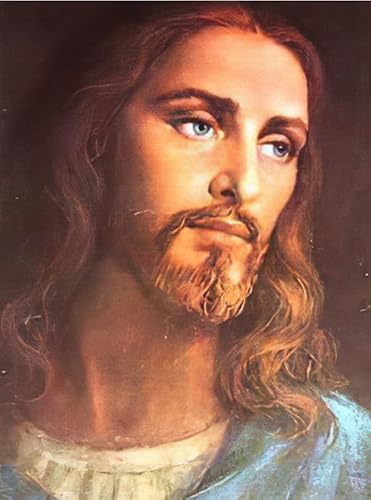 RUIYANMQ Puzzle 1000 Teilen Jesus Oil Painting Poster Puzzle for Adult Educational Game Family Decompression Toy Gt261Zw von RUIYANMQ