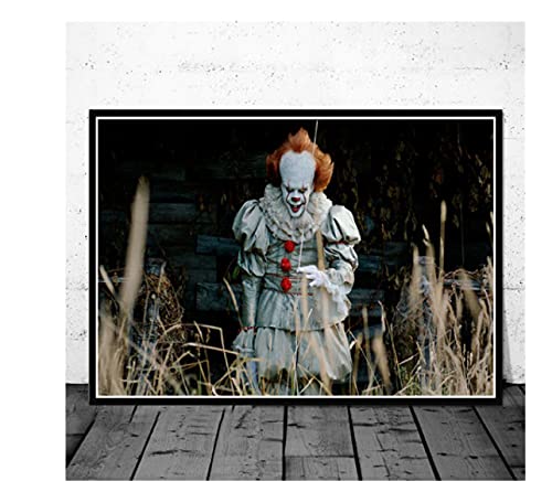 RUIYANMQ Thriller Horrorfilm Stephen King Pennywise Poster Puzzle 1000 Teile Holzpuzzle Erwachsene Kinder Lernspiel Familie Dekompressionsspielzeug Geschenk Yt252Zu von RUIYANMQ