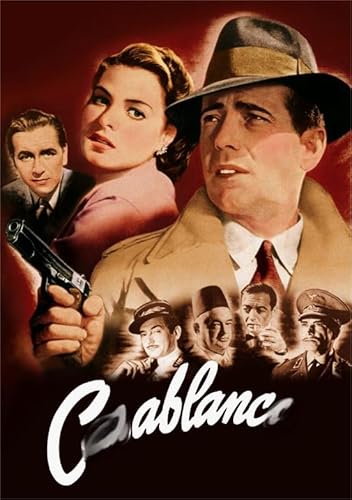 RUIYANMQ Vintage Romance Films Casablancas Wall Art Poster Holz 1000 Stück Puzzle Erwachsene Spielzeug Dekompression Spiel Kq101Pz von RUIYANMQ