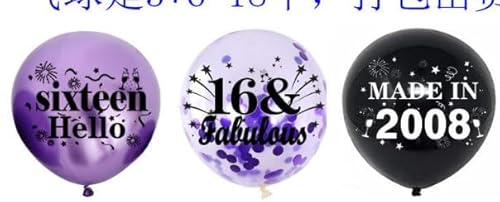 Purple 16th Birthday Balloons von RUMIA