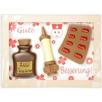 Schoko-Geschenkset "Gute Besserung", 3-teilig, 130g von RUTH GMBH & CO.KG