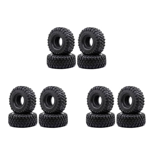 12PCS 118MM 1,9 Gummi Reifen Reifen Rad for 1/10 RC Crawler Auto Axial SCX10 90046 AXI03007 Traxxas TRX4 D90 Tamiya CC01 von RWEQUTES