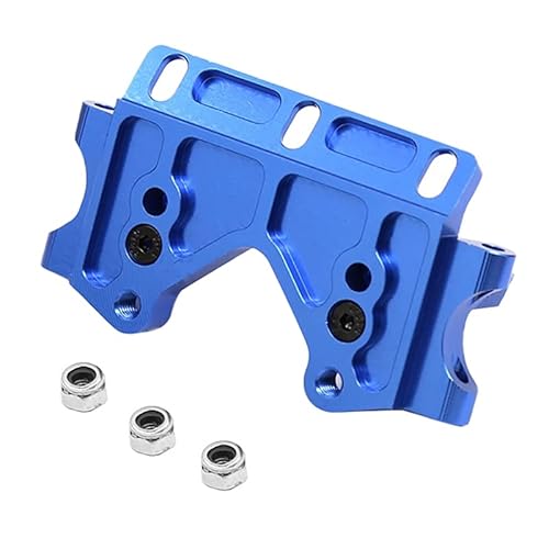 Metall-Frontschott-Upgrade-Teile for 1/10 Traxxas Slash 2WD Rustler VXL Stampede Bandit ersetzen 2530 2530A(Blauw) von RWEQUTES