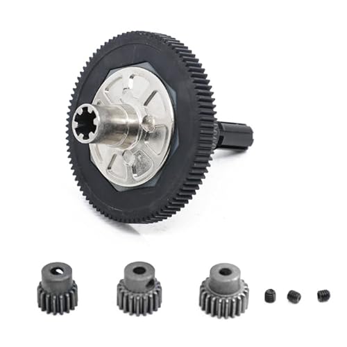 RWEQUTES 1 Set 91T Spur Gear Slipper Clutch 21T 19T 17T Gear Set for Arrma 1/10 Senton Granite Big Rock Vorteks Typhon 4X4 Kits Rot(Zwart) von RWEQUTES