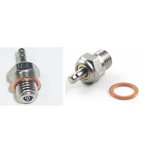 RWEQUTES 1 stücke N3 N4 Glow Plug N3 N4 Funken VX SH Nitro Motor Teile Ersetzen OS RC HSP 70117 for RC Nitro Auto von RWEQUTES