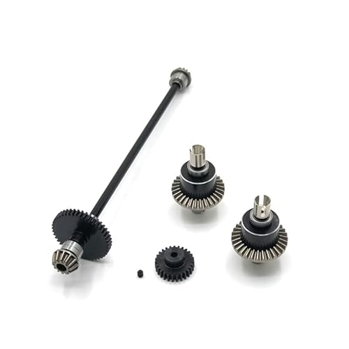 RWEQUTES 144001 Zentralachse Antriebswelle Differential Getriebe Lager Ersatzteile for WLtoys 144001 1/14 RC Auto(Black Set) von RWEQUTES