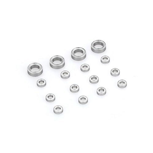 RWEQUTES 16PCS Stahllager 3X6X2mm 6X10X3mm for WPL C14 C24 B36 MN D90 MN-90 MN99S RC Auto Ersatzteile Upgrade Zubehör von RWEQUTES