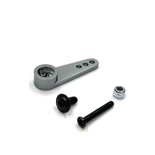 RWEQUTES 18g Metall-Servoarm JX1181 Universal for WPL MN Defender D90 99S RC-Autoteile(Light Grey) von RWEQUTES