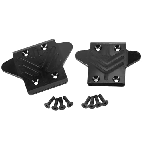 RWEQUTES 2-teiliges Metall-Unterfahrschutz-Set for vordere und hintere Chassis-Rüstung for ARRMA 1/8 KRATON 6S RC-Auto-Upgrade-Teile(Zwart) von RWEQUTES