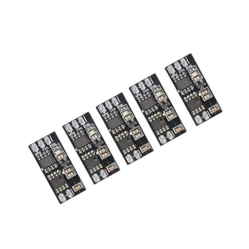 RWEQUTES 5PCS Mini Pinsel ESC Dual-Weg DC Motor Elektronische Geschwindigkeit Controller 1S-3S Motor Drive Modul DIY PCB Board for RC Modell Boote/Autos von RWEQUTES