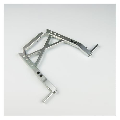 RWEQUTES Aluminiumlegierung vorne und hinten Überrollkäfighalterung passend for HPI Rovan Baja Buggy 5B SS 5T King Motor 1/5(Silver Part 3) von RWEQUTES