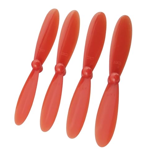 RWEQUTES Drone Propeller Props Ersatzteile for HUBSAN H107P H107C+ H107D+ H107C Plus H107D Plus RC Quadcopter, 4 Teile/Satz(Rood) von RWEQUTES