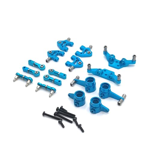 RWEQUTES for WLtoys 1:28 K969 K979 K989 K999 P929 RC Auto Upgrade Modifikationsteile 7 Sätze(Blauw) von RWEQUTES