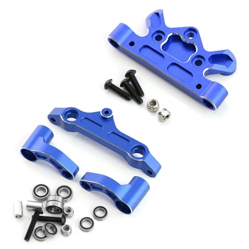 RWEQUTES Metall-Lenkbaugruppe, Lenkhebel und Lenkkopfplatte for Arrma 1/5 KRATON 8S Outcast 8S RC-Car-Upgrade-Teile(Steering Top Plate) von RWEQUTES