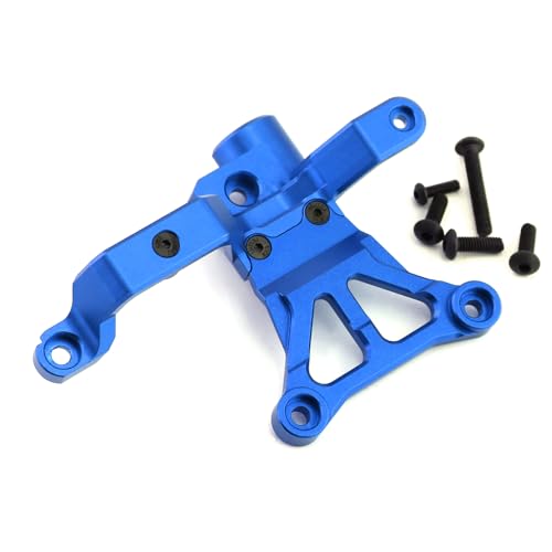 RWEQUTES Metall-Lenkkurbelstütze 7746 für Traxxas 1/5 X-Maxx Xmaxx RC Monstertruck, Upgrade-Teile, Zubehör (blau) von RWEQUTES