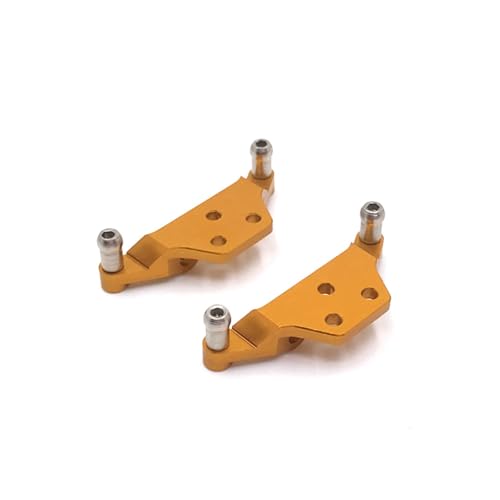 RWEQUTES Metall Stoßdämpfer Lenkung Tasse CVD Schaukel Arm Upgrade Anzug for Wltoys P929 P939 K979 K989 K999 K969 1/28 RC Auto Sare Teile(Yellow) von RWEQUTES