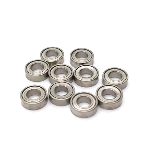 RWEQUTES Metall Upgrade 10PCS 4 * 7 * 2mm Lager for WLtoys 144002 144001 144010 124016 124017 124018 124019 RC Auto Teile von RWEQUTES