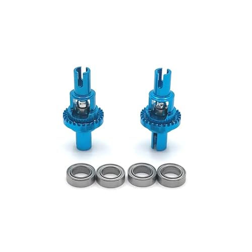 RWEQUTES Metall Upgrade Differential for WLtoys 1/28 284131 K969 K979 K989 K999 P929 P939 Mini-Q Mini-Z RC Auto Teile(Sky Blue) von RWEQUTES