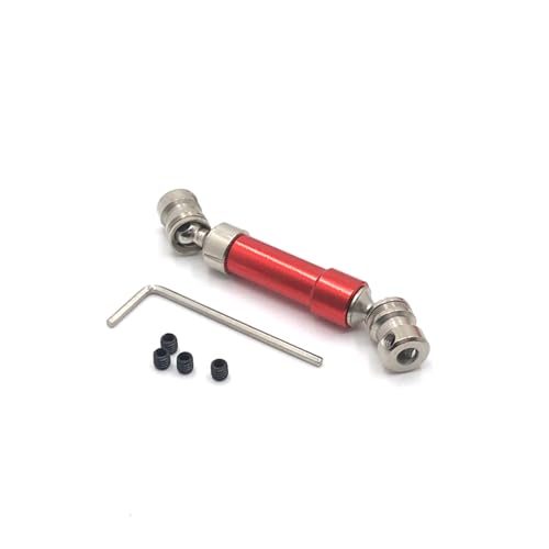 RWEQUTES Metall Upgrade Hintere Antriebswelle for WLtoys 12427 12429 12428 12423 FY01 FY02 FY03 RC Auto Teile(Rood) von RWEQUTES