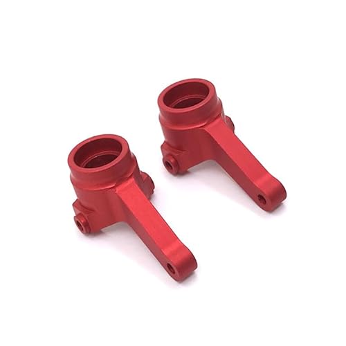 RWEQUTES Metall-Upgrade-Modifikation vorne Lenkbecher for LC Racing 1/10 PTG-2 RC Autoteile(Rood) von RWEQUTES