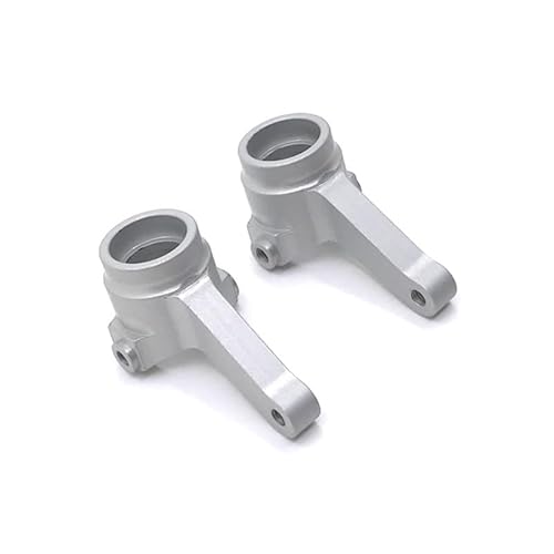 RWEQUTES Metall-Upgrade-Modifikation vorne Lenkbecher for LC Racing 1/10 PTG-2 RC Autoteile(Silver) von RWEQUTES