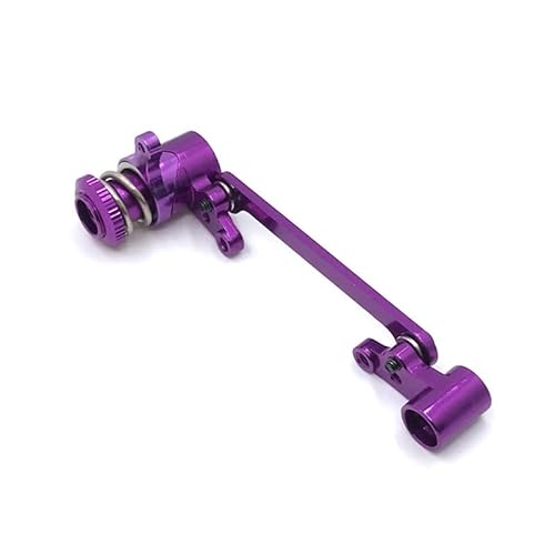 RWEQUTES Metall-Upgrade und Modifikation der Lenkungsgruppe for WLtoys 144010 144001 144002 124016 124018 124017 124019 RC-Autoteile(Purple) von RWEQUTES