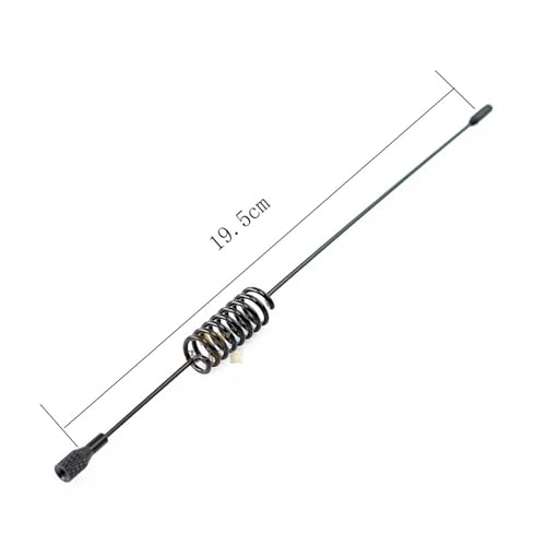 RWEQUTES RC Auto Metall Dekorative Antenne for RC 1:10 RC Crawler Auto Traxxass-4 Defender RC Crawler Auto Fernbedienung Spielzeug Teile(19.5cm) von RWEQUTES