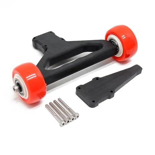 RWEQUTES RC Car Wheelie Bar for 1/5 ARRMA KRATON 8S Outcast 8S Monster Truck RC Car Update Teile Zubehör(Rood) von RWEQUTES