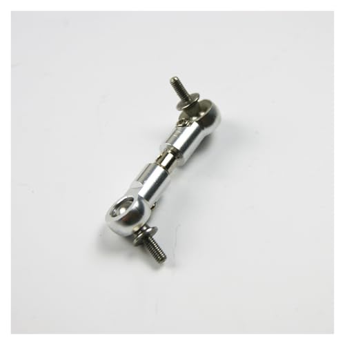 RWEQUTES Spurstange Lenkservo Zugarm for Rovan HPI Rovan Rofun Baja 5B 5T Buggy Truck 1/5(Silver) von RWEQUTES