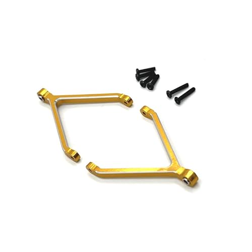 RWEQUTES for FMS 1/24 Xiaoqi FCX24 RC Auto Teile Metall Upgrade Änderung Chassis Feste Pull-up Stange(Gold) von RWEQUTES