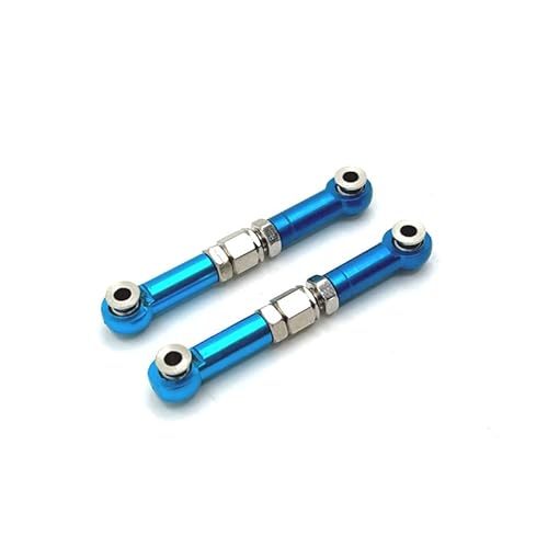 RWEQUTES for MJX 16207 16208 16209 16210 H6 RC Auto Metall Upgrade Spurstange(Sky Blue) von RWEQUTES